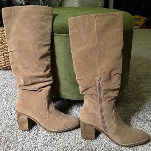 Lainee Heeled Knee High Boots - Universal Thread™ Taupe 8.5